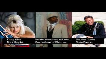 ARCHIVES: The Audrey Wiggins Show - Harpist Kristy Kline, Dr. Kwaku Woods, Skate Dancer Maurice Cooke