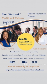 No Lack, Wealth and Wellness Conference